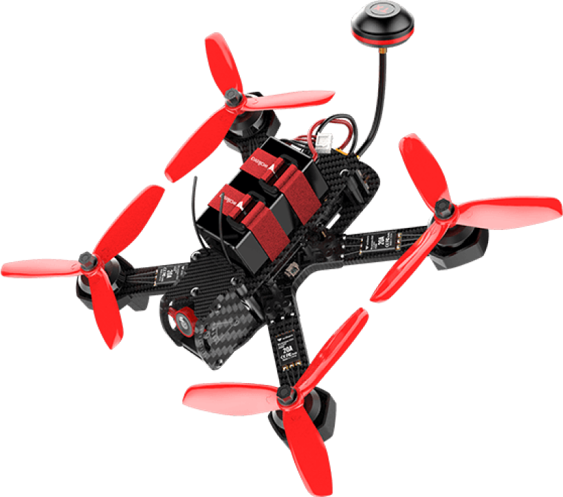 Red FPV Drone