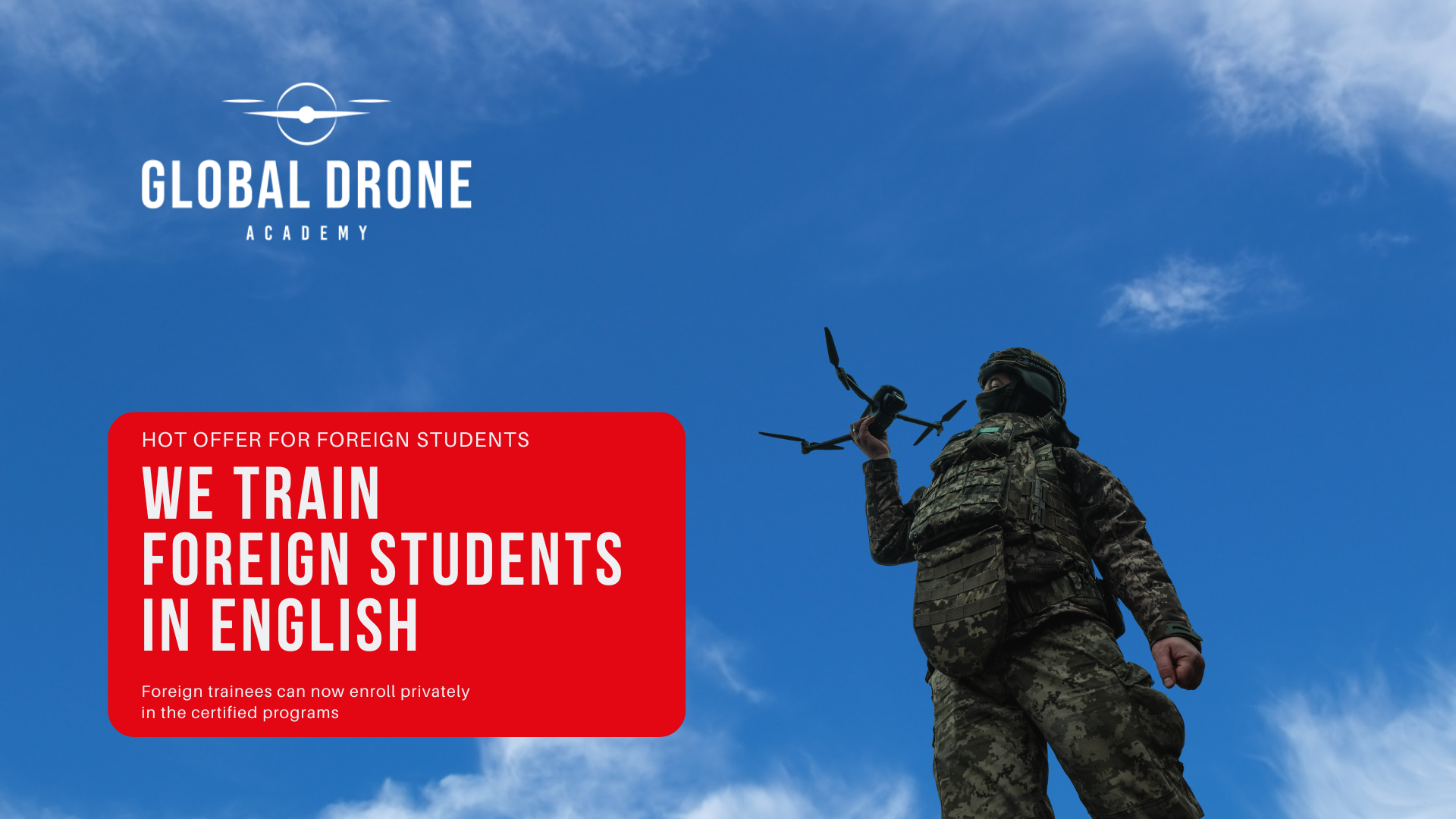 Global Drone Academy Launches English-Language Training for International Trainees